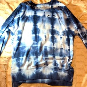 Pink Victoria’s Secret tie dye crew neck size XS